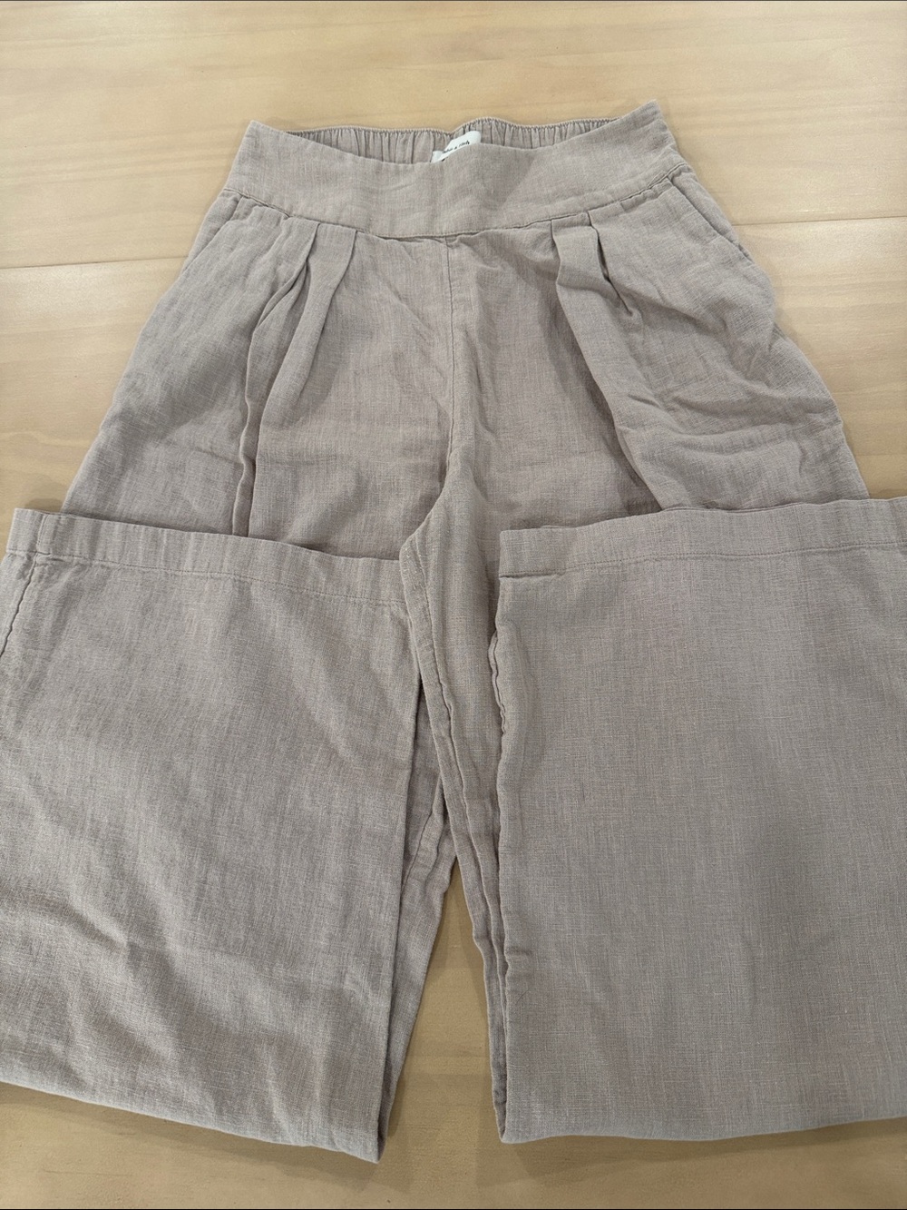 Abercrombie & Fitch Pull On Linen Pants Size XS - Picture 5 of 8